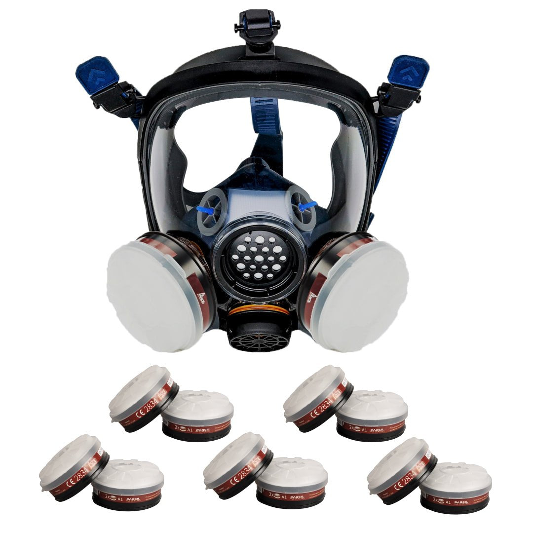 5 P - A - 1 Organic Vapor Particulate Filter Cartridge Sets - FREE PD - 100 Respirator Mask! - Parcil SafetyBundle DealsBundle DealsParcil Safety