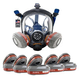 5 P-A-3 Organic Vapor Particulate Filter Cartridge Sets - FREE PD-101 Industrial Respirator Mask!