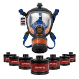 7 P-D-1 Organic Vapor Particulate Filter Canisters - FREE ST-100X Survival Gas Mask!