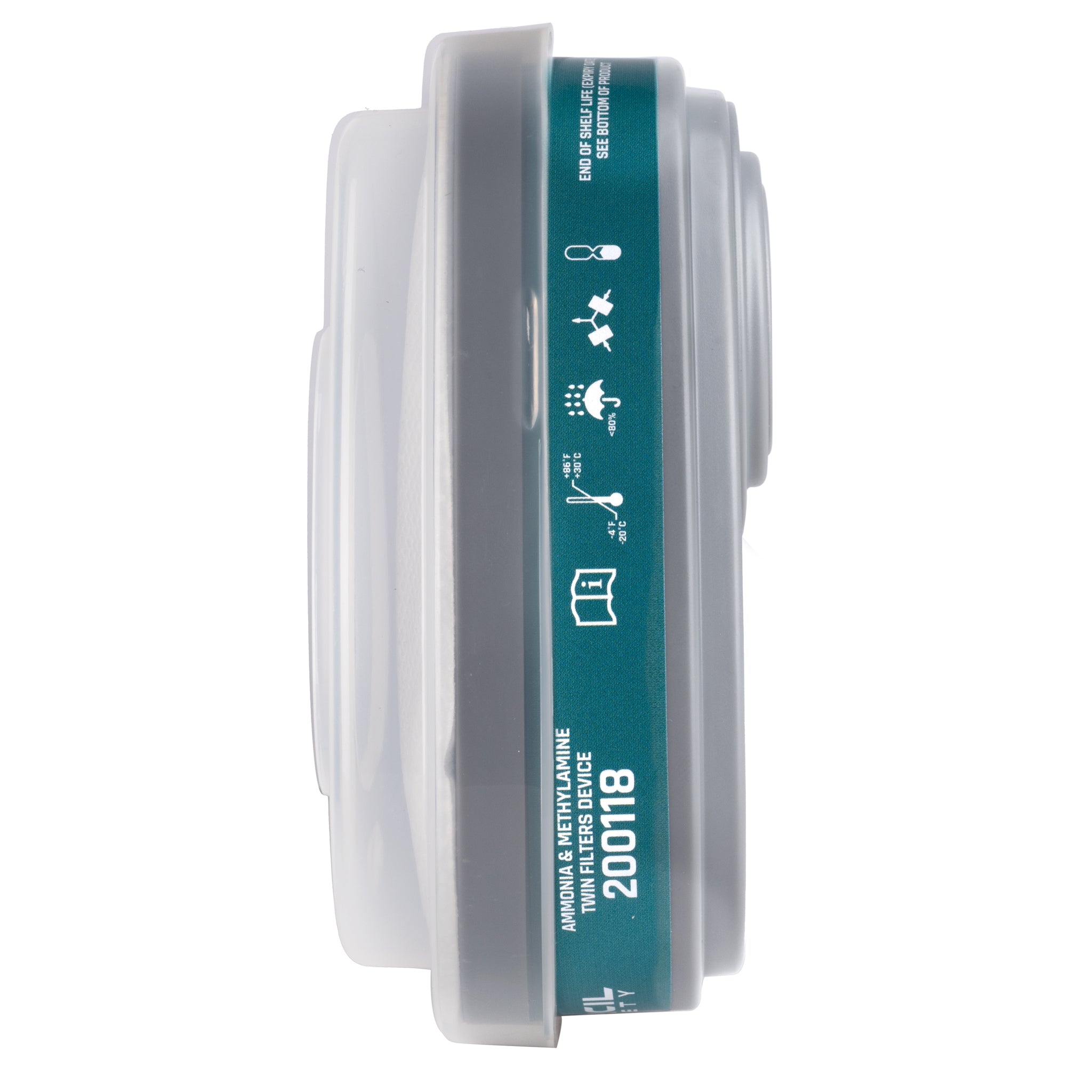 A-M-F Bayonet Cartridge with Ammonia Methylamine and Particulate Filtration Set (K1P2)