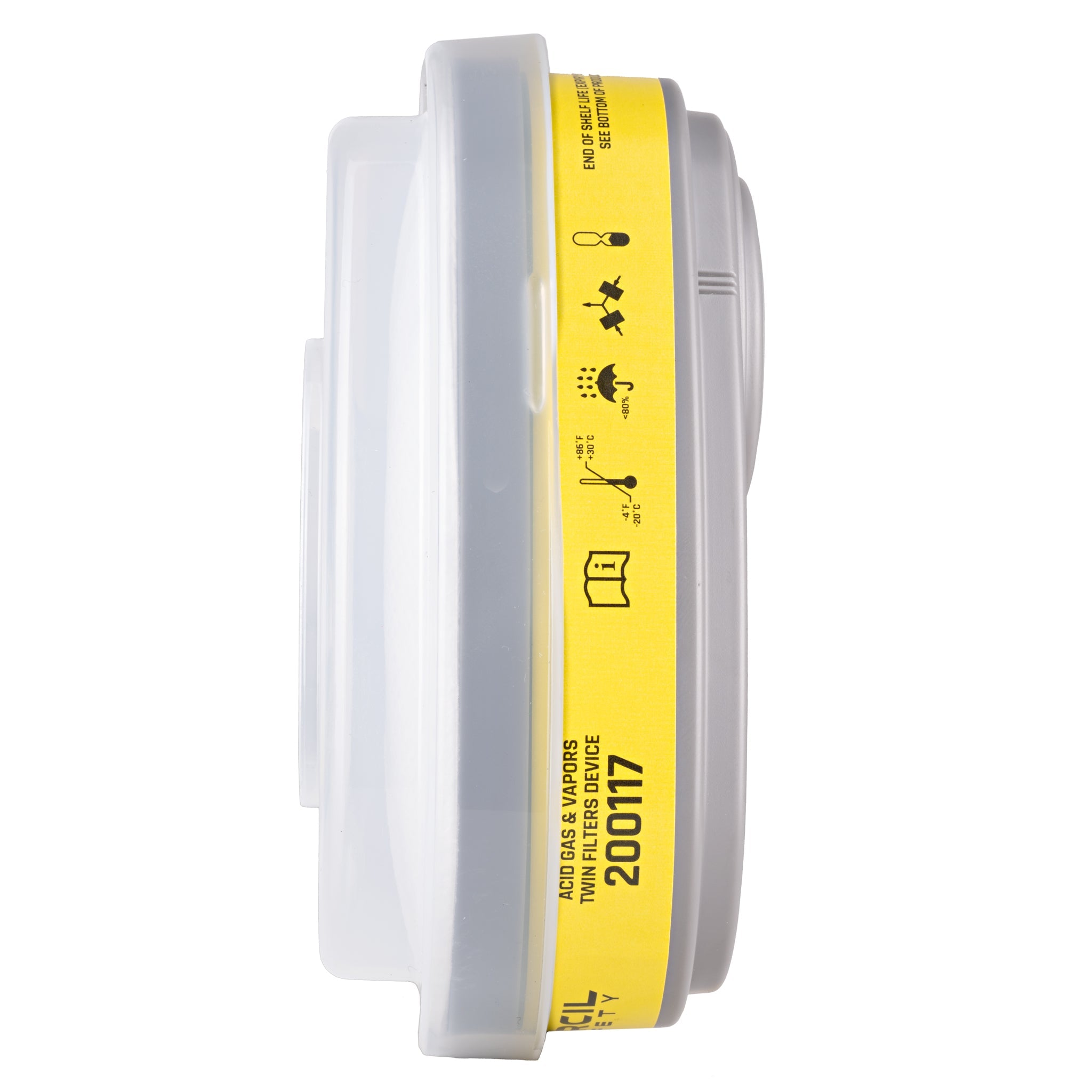 A - G - X Bayonet Cartridge with Acid Gas and Particulate Filtration Set (E1P2) - Parcil SafetyParcil Safety