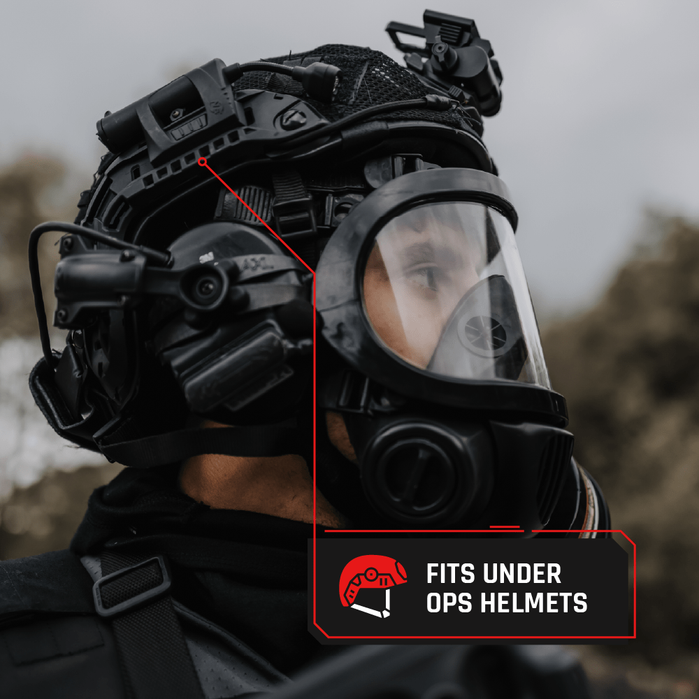 CS - 100 Military Gas Mask with N - B - 1 Defense Canister - Parcil SafetyParcil Safety