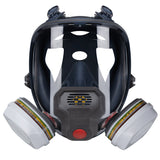 IRM-100 Industrial Full-Face Respirator with P-3-0 ABEK1P3 Combination Cartridge Set