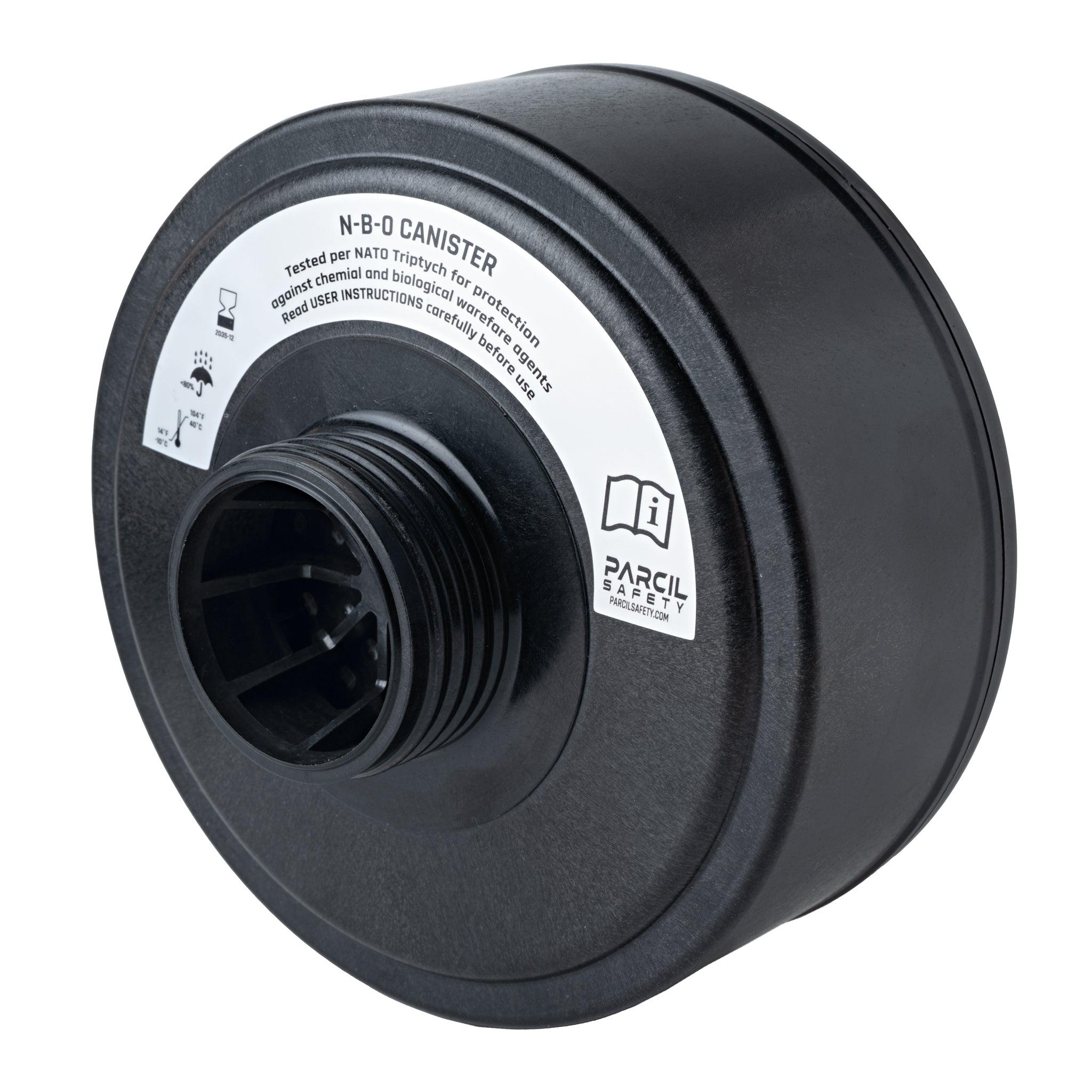 N - B - 0 NATO CBRN A2B2E1 P3 40mm Canister - Parcil SafetyFiltersFiltersParcil Safety