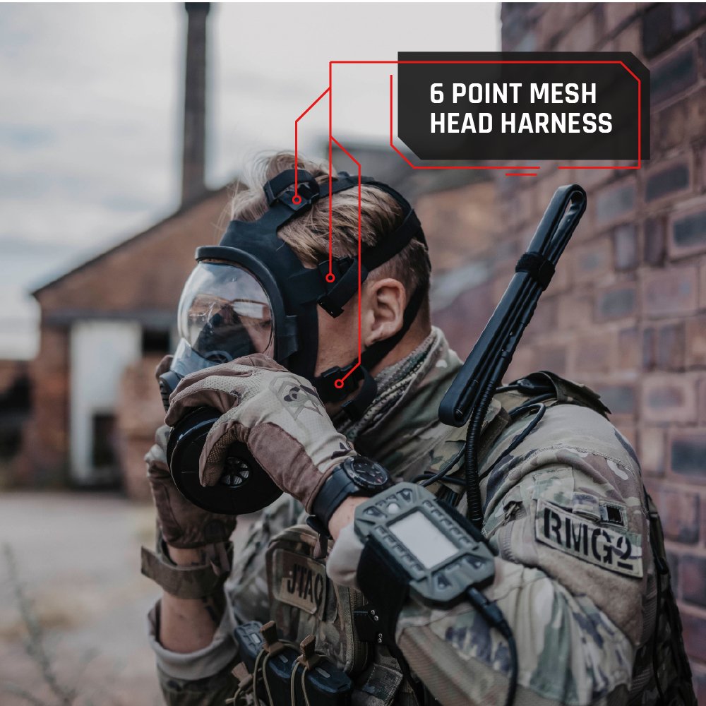 NB - 100 Tactical Gas Mask - Full Face Respirator with 40mm Defense Filter - Parcil SafetyGas MasksGas MasksParcil Safety