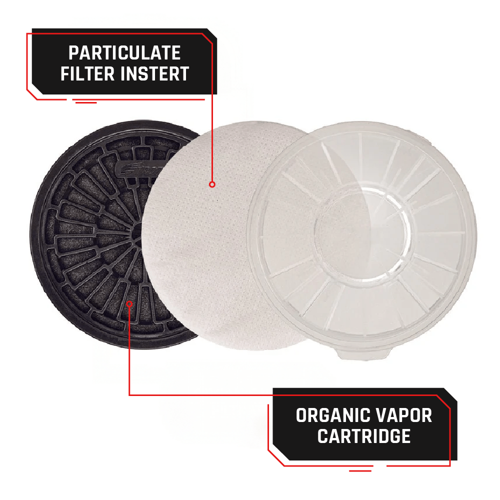P - A - 1 Cartridge with A1 Organic Vapor (OV) P2 Particulate Filtration (Replaces T - 60 & PD - 100 Masks) - Parcil SafetyFiltersFiltersParcil Safety