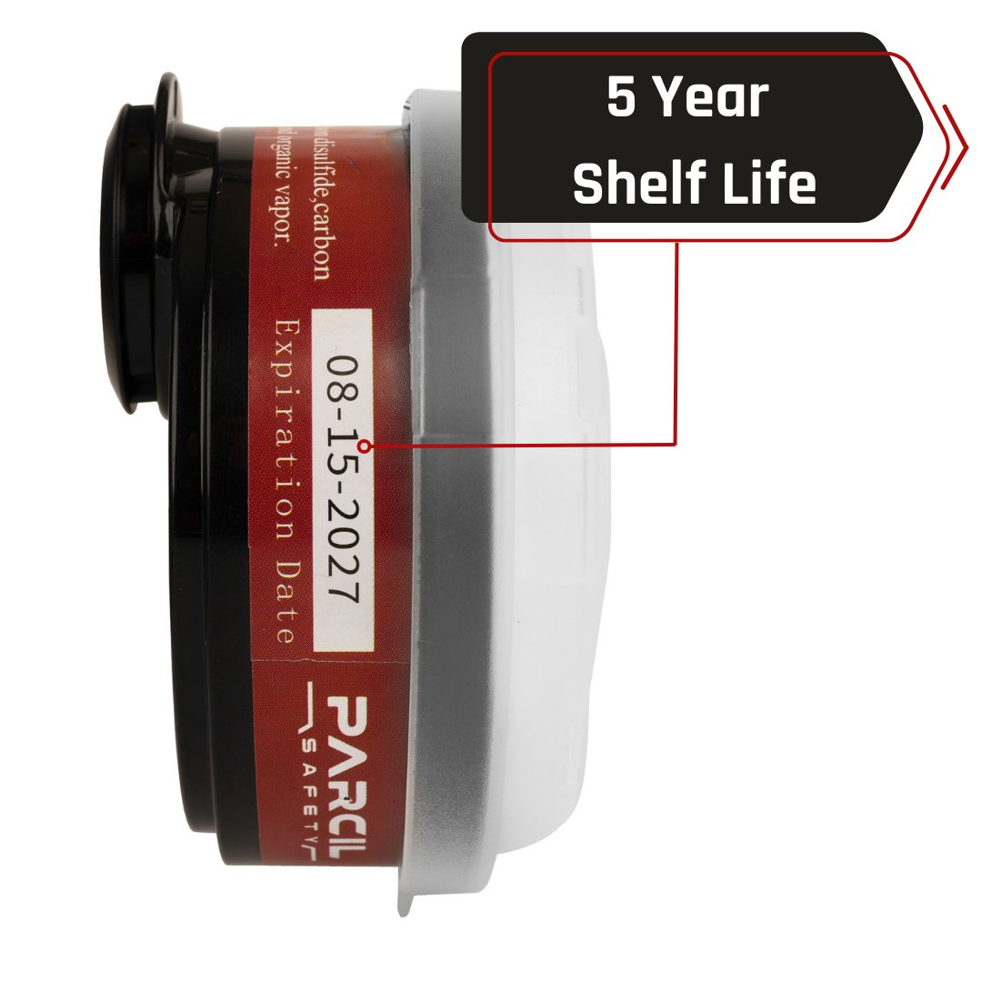 P - A - 2 Dual Purpose Organic Vapor and Particulate Filter Cartridge (2 - Pack) - Quick & Easy Snap - on Design - Replaces Filter on T - 90 Respirator - Parcil SafetyFiltersFiltersParcil Safety
