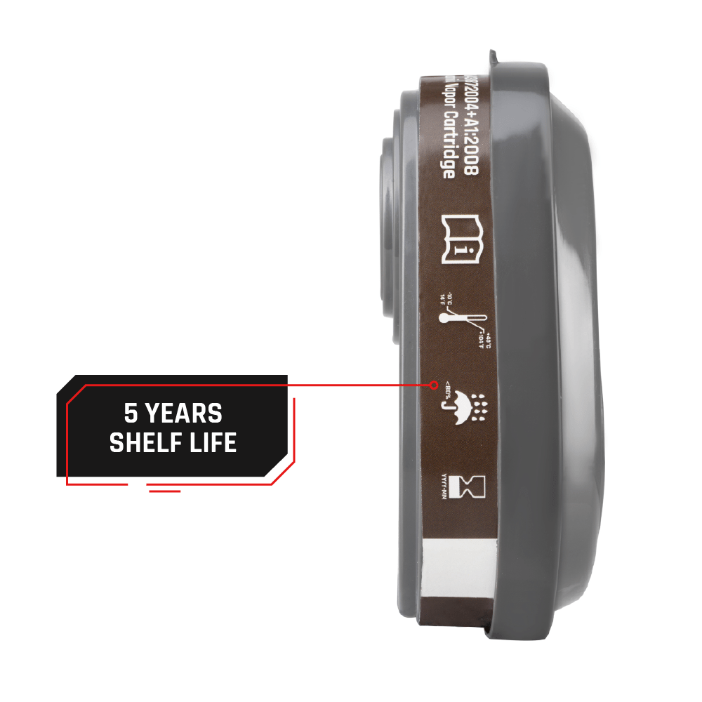 P - A - 3 Bayonet Cartridge with A1 Organic Vapor (OV) P2 Particulate Filtration - Parcil SafetyFiltersFiltersParcil Safety