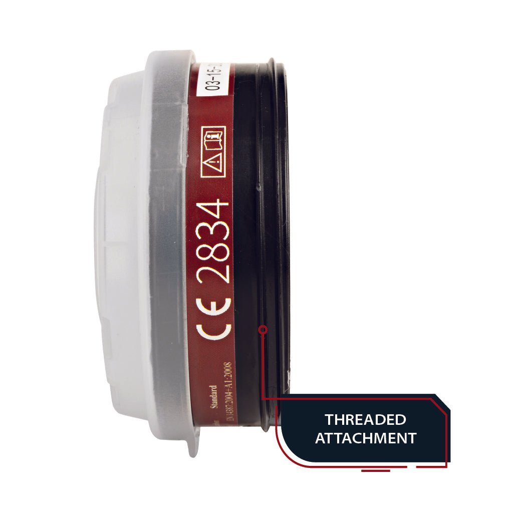 PD - 100 Full - Face Air Purifying Respirator (APR) with A1 Organic Vapor (OV) with P2 Particulate Filter Canister - Parcil SafetyRespiratorsRespiratorsParcil Safety