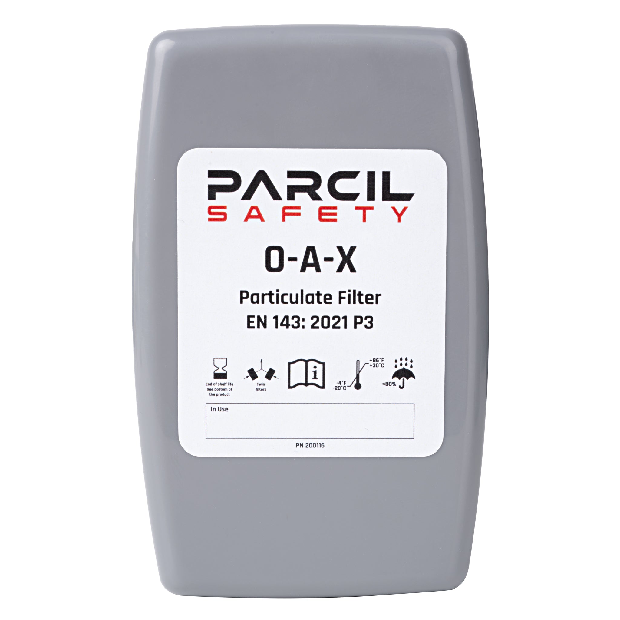 Pre - Sale O - A - X Bayonet - Style Filter | P3 Particulate Protection with Organic Vapor & Acid Gas Relief - Parcil SafetyParcil Safety