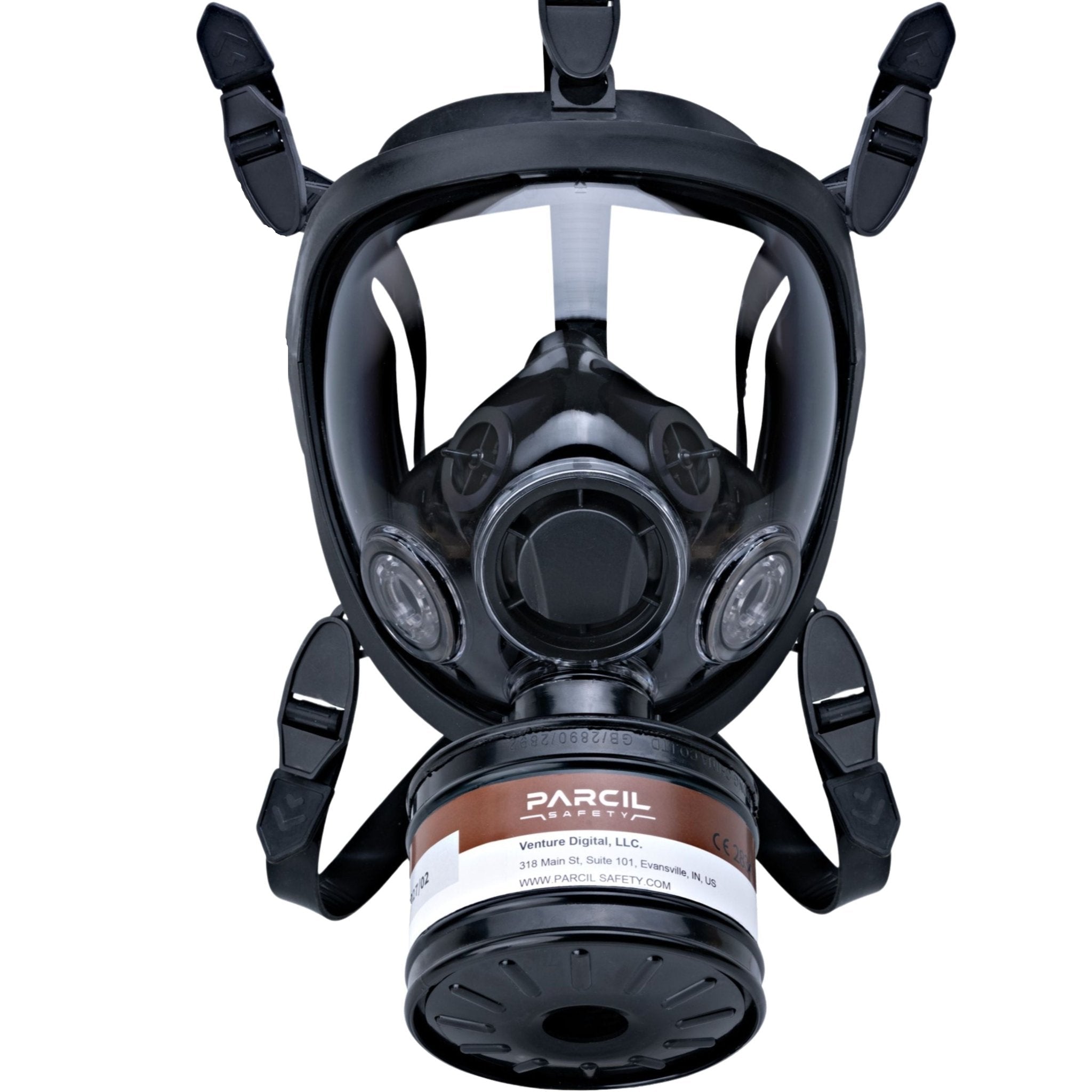 ST - 100X Clear Full - Face Survival Gas Mask with Organic Vapor and Particulate Protection - Parcil SafetyGas MasksGas MasksParcil Safety