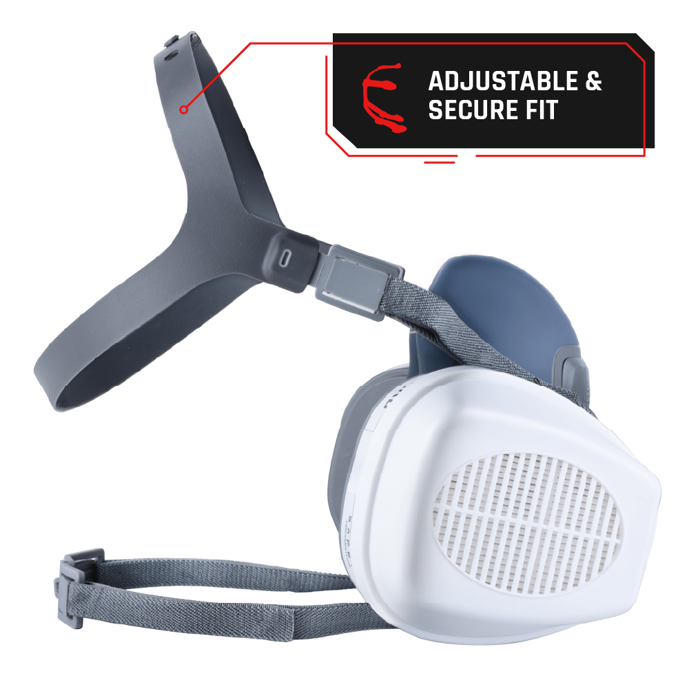 T - 61 Half Face Respirator Gas Mask & C - 10 Goggles with Organic Vapor and Particulate Filtration - Parcil SafetyRespiratorsRespiratorsParcil Safety