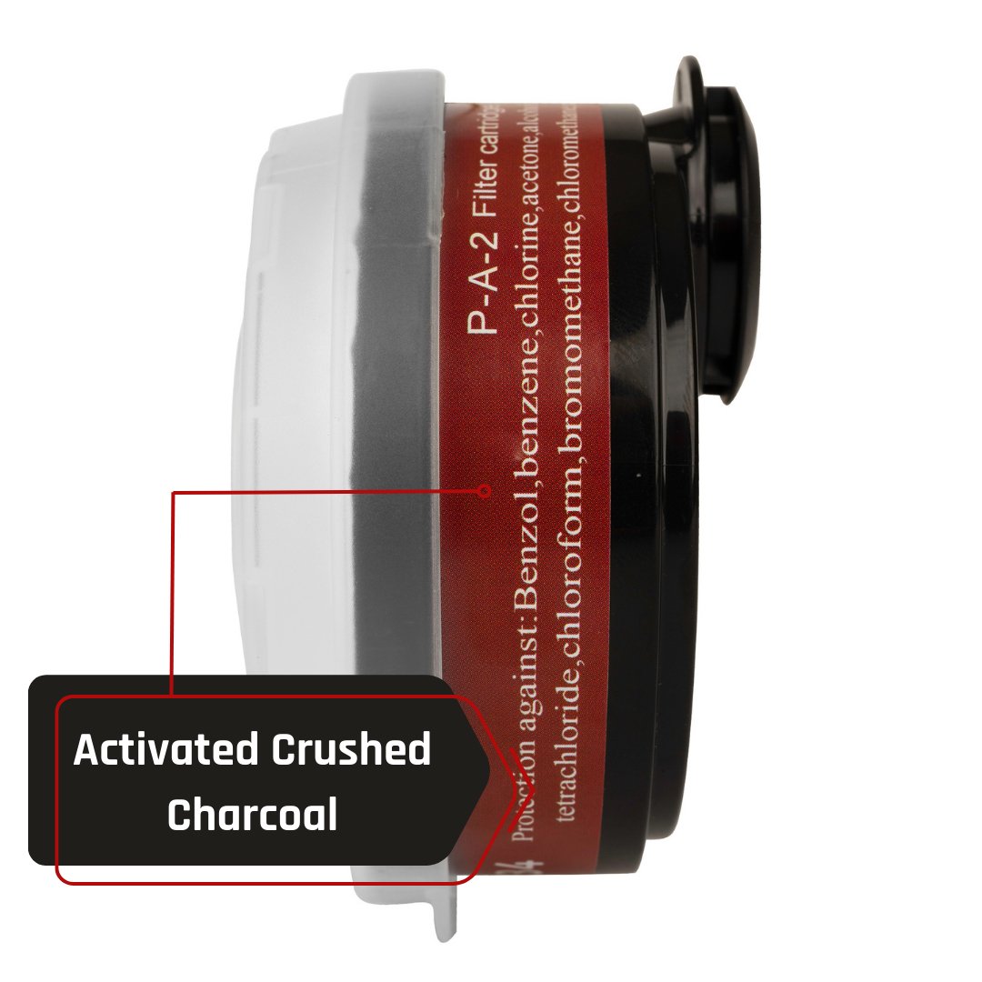 T - 90 Half Face Respirator Mask with Organic Vapor and Particulate Filtration - Parcil SafetyParcil Safety