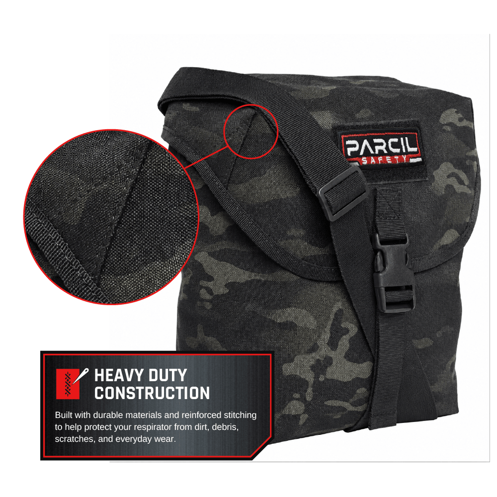 Tactical Carry Bag for Full-Face Gas Masks & Respirators - Parcil SafetyParcil Safety