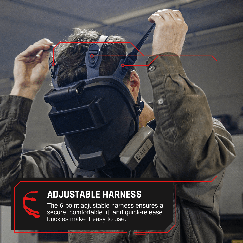 WF - 100 Welding & Grinding Industrial Full - Face Respirator with O - A - X Cartridge - Parcil SafetyParcil Safety