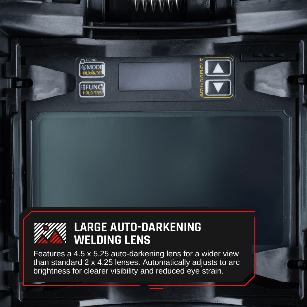 WF - 101 Pro Welding & Grinding Industrial Full - Face Respirator with Auto - Darkening Lens and O - A - X Cartridge - Parcil SafetyParcil Safety