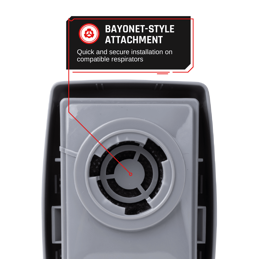 WF - 101 Pro Welding & Grinding Industrial Full - Face Respirator with Auto - Darkening Lens and O - A - X Cartridge - Parcil SafetyParcil Safety