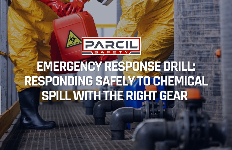 Emergency Response Drill: Responding Safely to Chemical Spill with the Right Gear - Parcil Safety