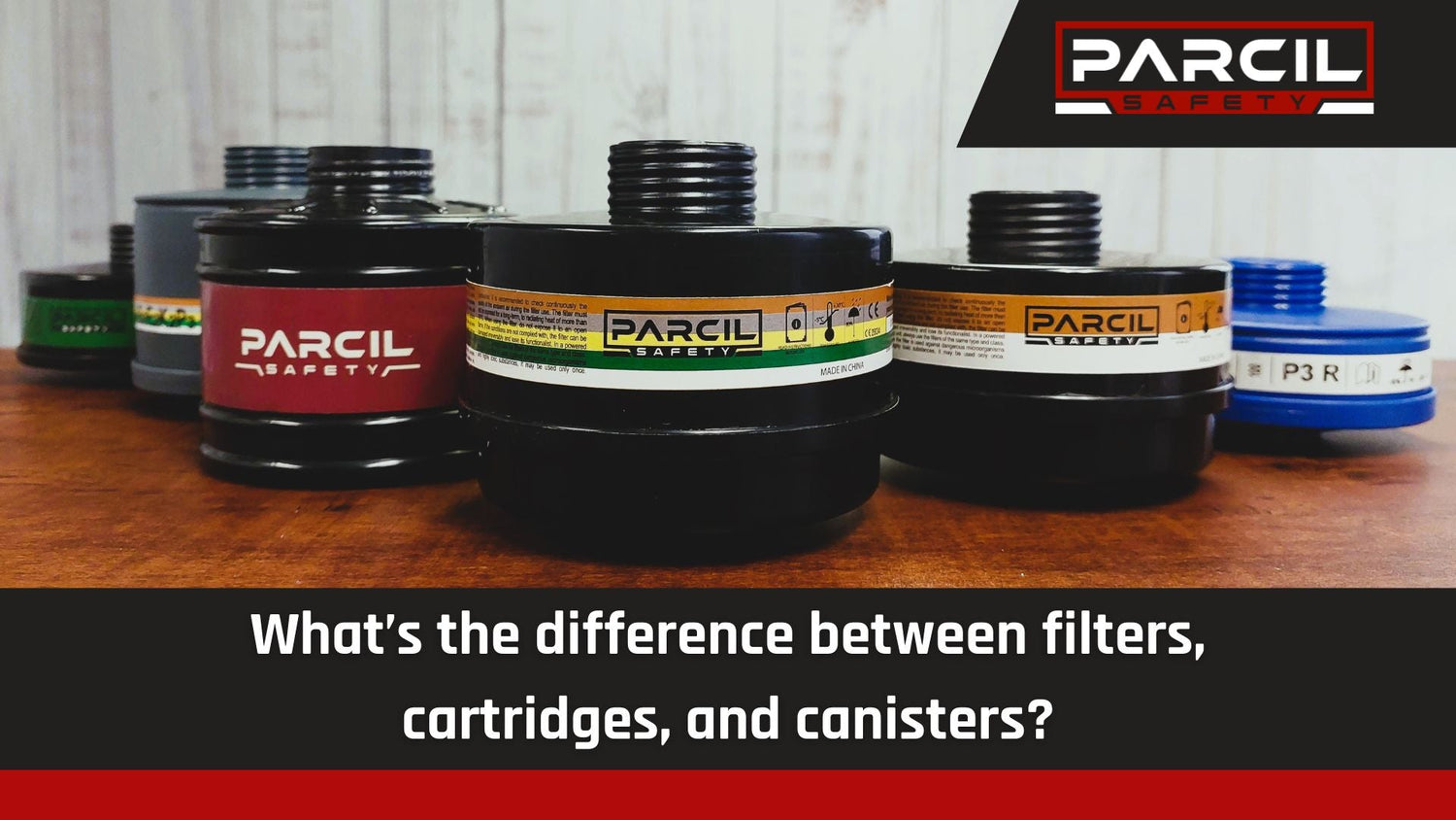 What’s the difference between a respirator filter, cartridge and gas mask canister? - Parcil Safety