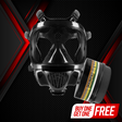 CS-100  Military Gas Mask with N-B-1 Defense Canister Image