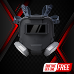 WF-100 Welding & Grinding Industrial Full-Face Respirator with O-A-X Cartridge Image