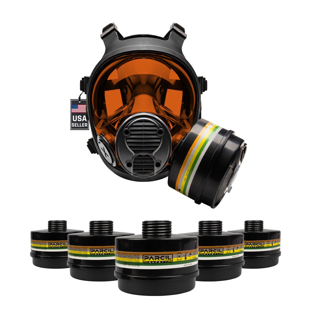 5 DefensePro N - B - 1 Filter Canisters - FREE NB - 100 Tactical Gas Mask! - Parcil SafetyBundle DealsBundle DealsParcil Safety