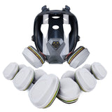 5 DualGuard Organic Vapor Particulate Filter Cartridge Sets - FREE FFR-100 Industrial Respirator Mask!