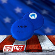 Load image into Gallery viewer, KN-100 TWO Filters. Fits All Respirators - Two Total Filters