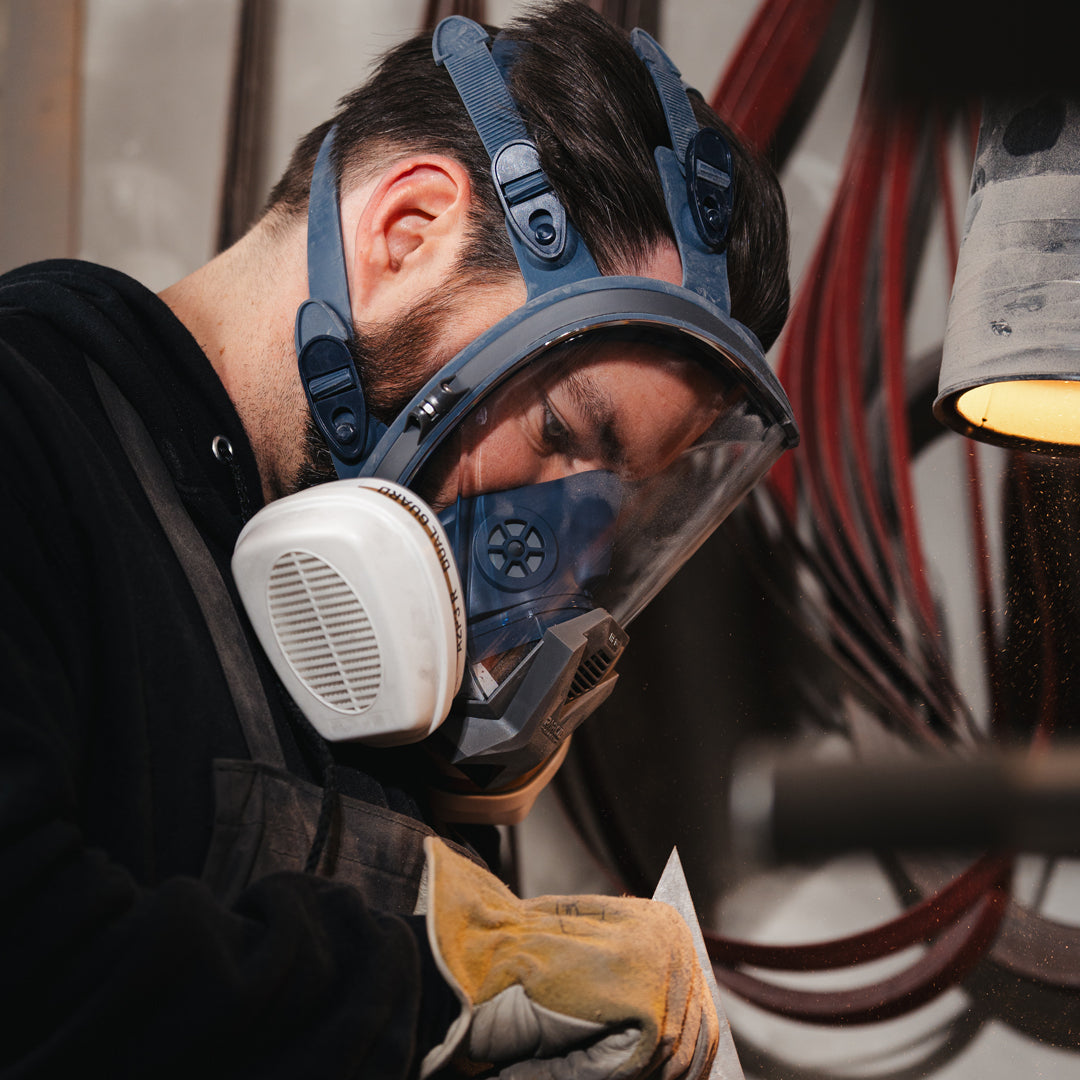 FFR-100 Bayonet Full-Face Respirator with DualGuard A2P3 R Cartridge Set