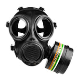 PRE-ORDER IIR-100 Recon Gas Mask - Full Face Butyl Rubber Gas Mask with N-B-1 40mm Defense Filter Canister