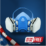 UltraSeal Half-Face Respirator with ProGuard OV/P95 Organic Vapor Bayonet Cartridge NIOSH-Approved T-71/T-81