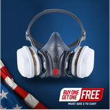 T-61 Half-Face Respirator with A2P3 R DualGuard Combination Cartridge