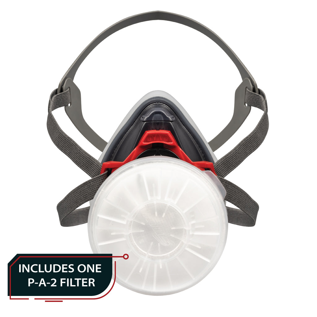 T-90 Half Face Respirator Mask with Organic Vapor and Particulate Filtration