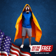 Adult Fire Escape Cape - FEC-100 Large Silicone Coated Fire Resistant Blanket Image