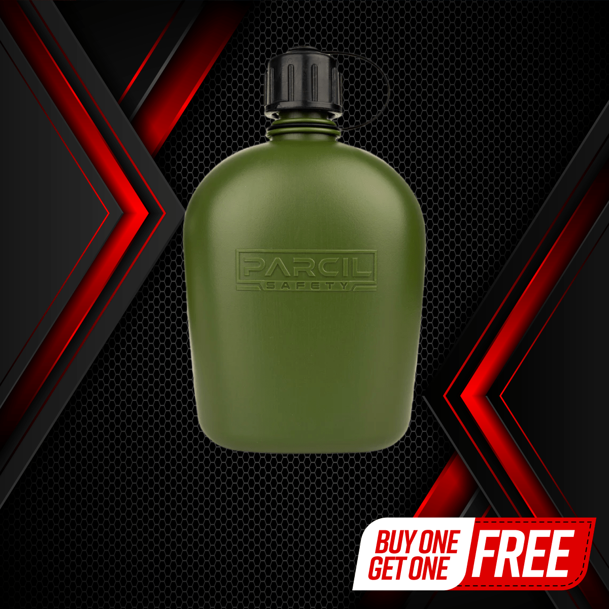 Canteen for IIR - 100 Gas Mask - Heavy - Duty, Leak - Resistant Hydration for Tactical & Survival Use - Parcil SafetyParcil Safety