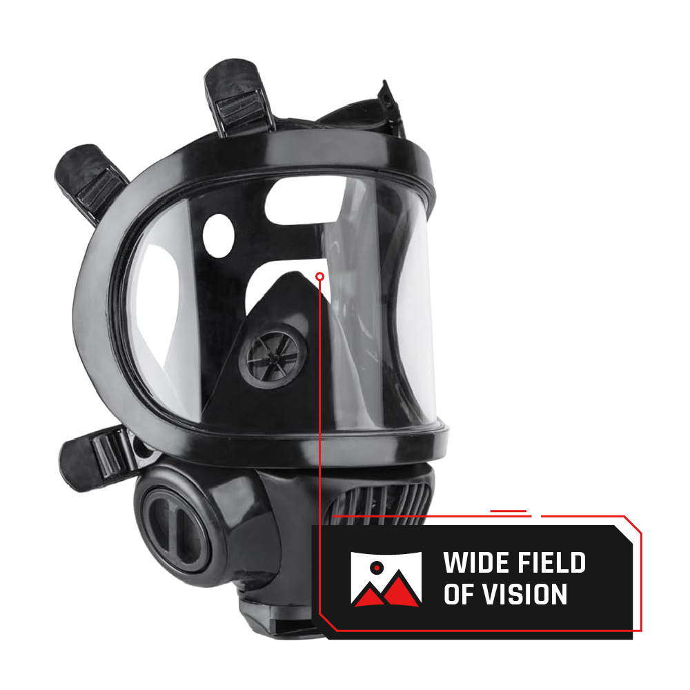 CS-100  Military Gas Mask with N-B-1 Defense Canister