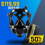 CS-100  Military Gas Mask with N-B-1 Defense Canister
