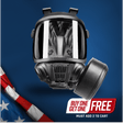 CS-101 Military CBRN Gas Mask with N-B-0 Defense Canister Image