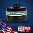Defense N-B-1 40mm Canister A2B2E2K2P3 R  - Fits all 40mm Gas Masks Image