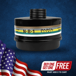 Defense N-B-1 40mm Canister A2B2E2K2P3 R  - Fits all 40mm Gas Masks Image