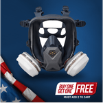 FFR-100 Bayonet Full-Face Respirator with DualGuard A2P3 R Cartridge Set Image