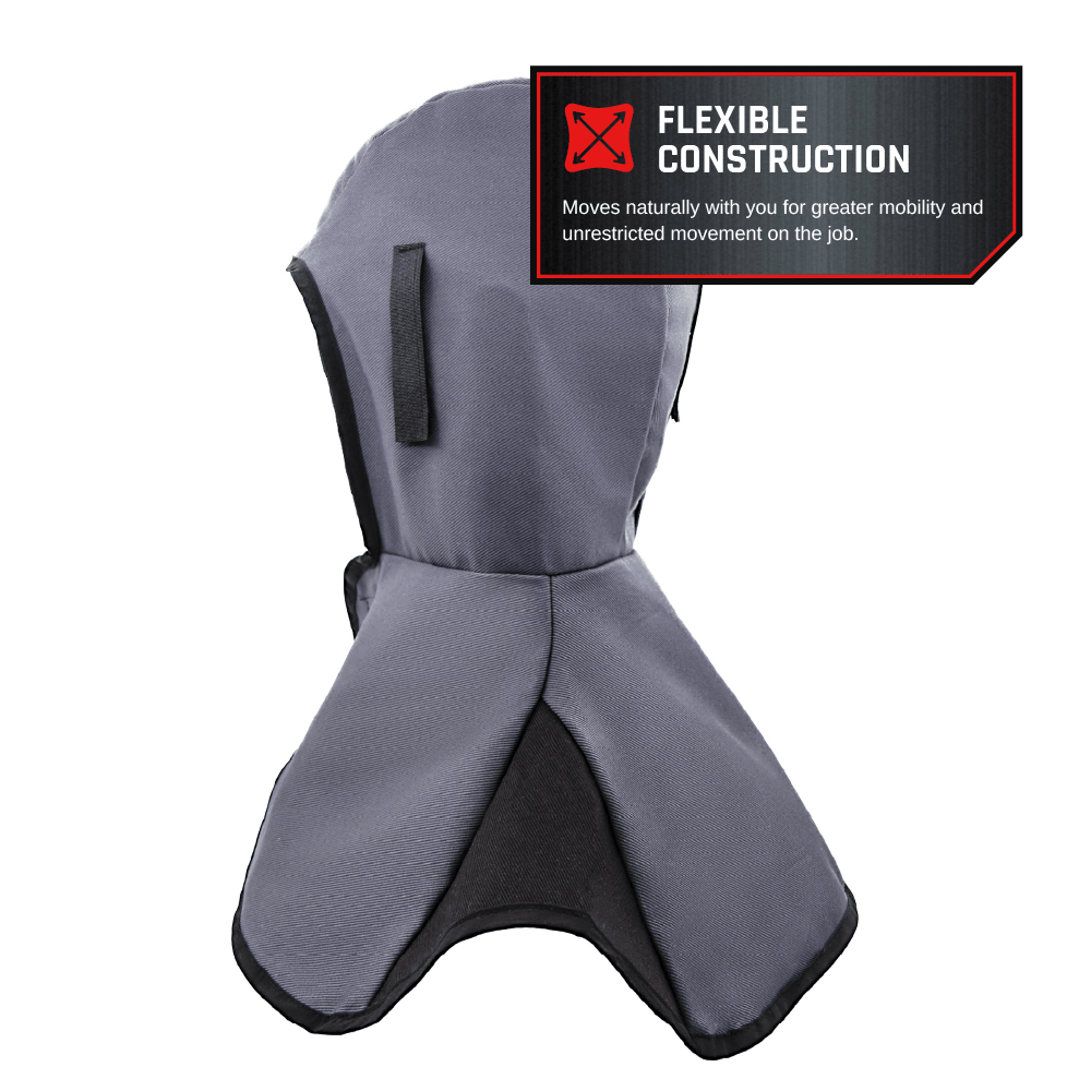 Flame-Resistant Hood with Head & Neck Coverage for Welding, Grinding & Fabrication - Parcil SafetyParcil Safety