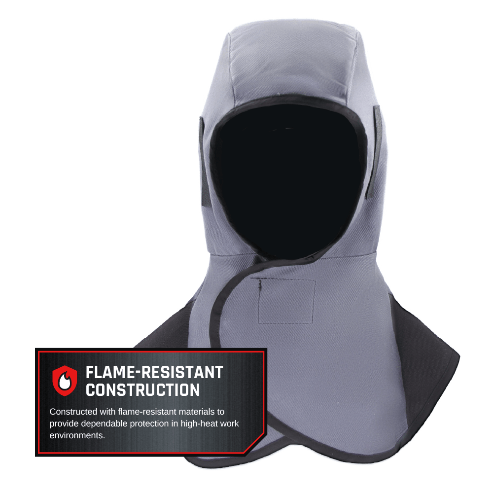 Flame-Resistant Hood with Head & Neck Coverage for Welding, Grinding & Fabrication - Parcil SafetyParcil Safety