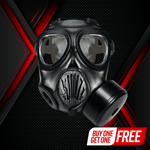 IIR-100 NATO CBRN Recon Military Tactical Gas Mask with Canteen and N-B-0 40mm NATO CBRN Defense Canister Image