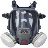 IRM-100 Industrial Full-Face Respirator with P-3-0 ABEK1P3 Combination Cartridge Set