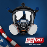 PD-100 Full-Face Air Purifying Respirator (APR) with A1 Organic Vapor (OV) with P2 Particulate Filter