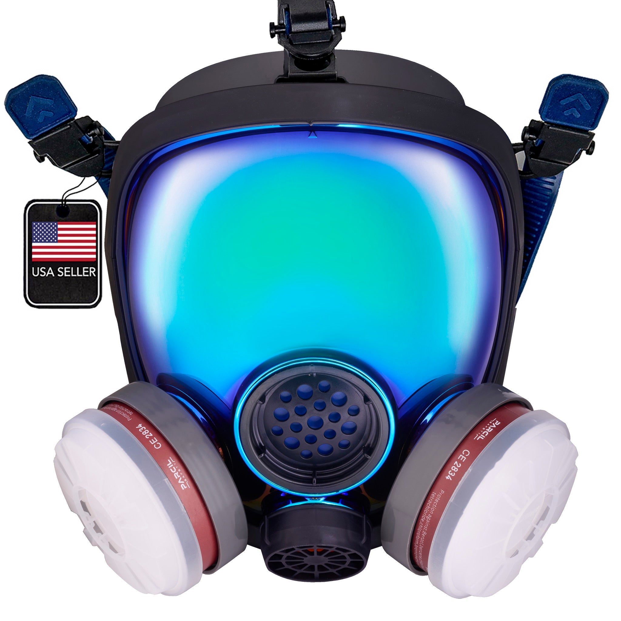 PD - 100 Full - Face Air Purifying Respirator (APR) with Organic Vapor and Particulate Protection - Parcil SafetyRespiratorsRespiratorsParcil Safety