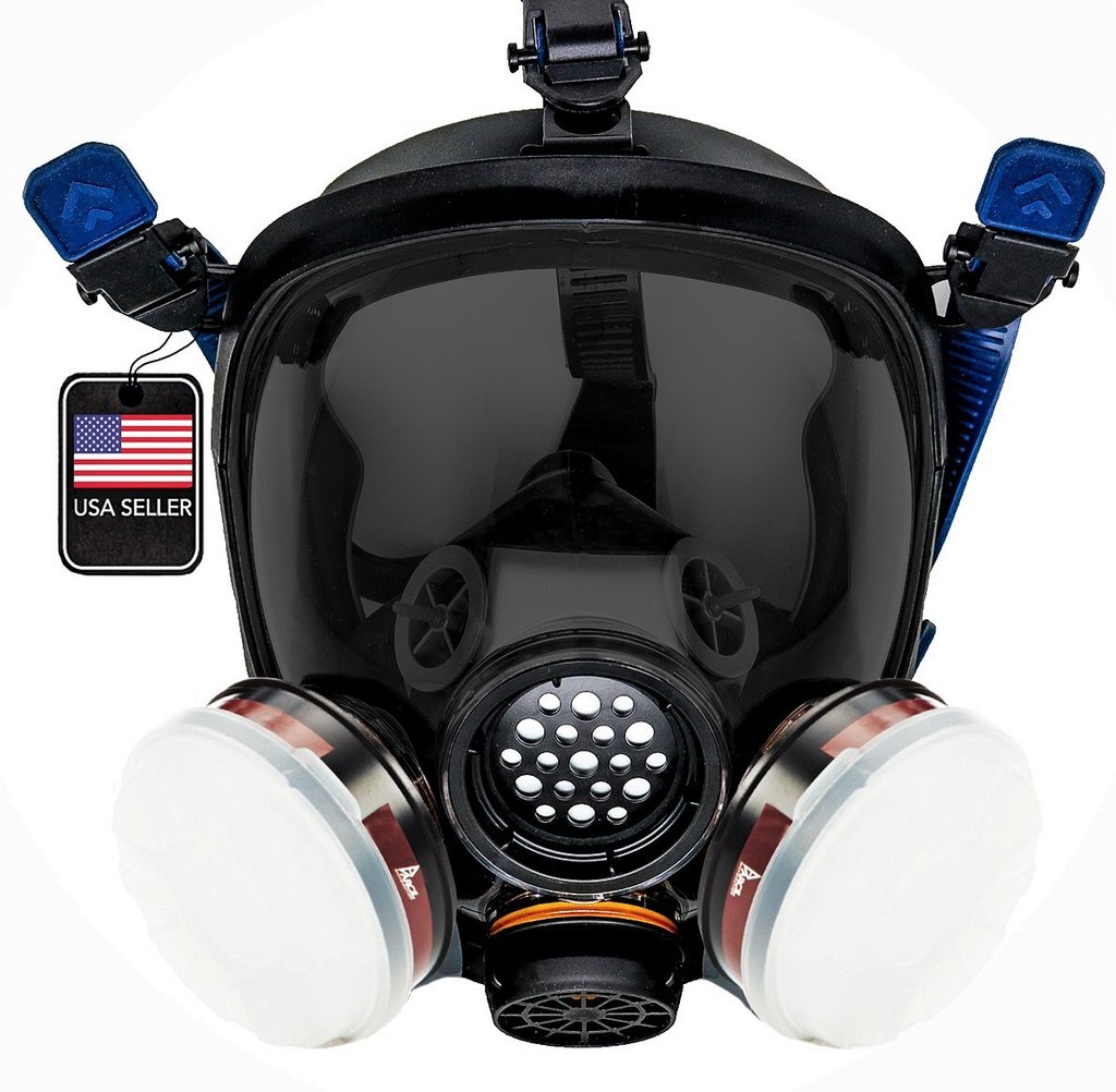 Masque antibuée intégral Parcil Safety PD-100 NEUF avec filtre P-A-1 Set Masque antibuée intégral Parcil Safety PD-100 NEUF avec filtre P-A-1 Set