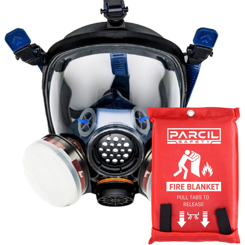 herbicide respirator mask PD-100 Organic Vapor Full Face Mask & Fire Blanket