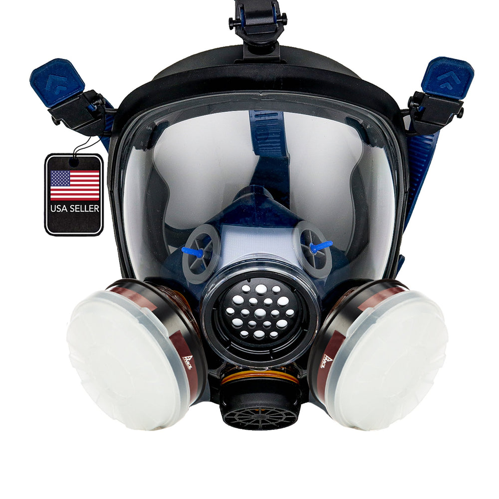 PD-100 Organic Vapor Full Face Mask & Fire Blanket | Parcil Safety